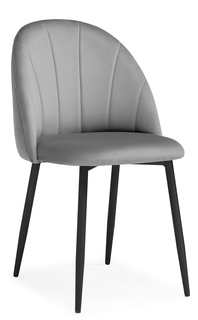 Стул Мебельные решения Логан темно-серый / черный