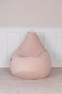 Чехол для кресла-мешка TAMM XXXXL, Внешний, Розовый, Велюр 150x100