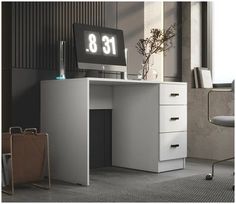 Стол письменный Стандарт 1100х750х590 Белый No Brand