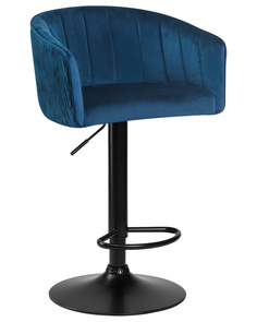 Барный стул DOBRIN DARCY BLACK 1 шт синий