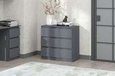 Комод Хилтон 2 800 Графит No Brand