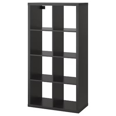 Стеллаж модульный KALLAX каллакс 77х39х147, вес 51 кг, черный No Brand
