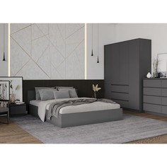 Кровать Мори 1600х2000, Графит No Brand