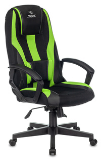 Игровое кресло Zombie ZOMBIE 9 GREEN Иск.кожа черная/ткань TW-18 (салатовая) 825x665x320 No Brand