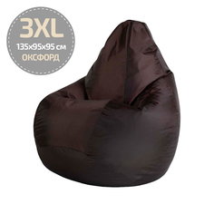 Кресло-мешок Папа Пуф Оксфорд Коричневый 3XL 135x90
