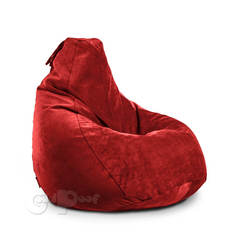 Кресло Груша Велюр Рубин XXXXL No Brand