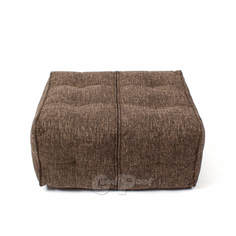 Бескаркасный Пуф Столик Мод Brown Yarn No Brand