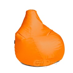 Кресло Груша Жаккард Оранжевый XXXL No Brand