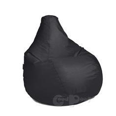 Кресло Груша Жаккард Черный XXL No Brand