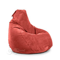Кресло Груша Велюр Кирпич XXXXL No Brand