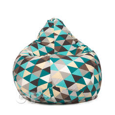 Кресло Груша Жаккард Изумруд XXXL No Brand