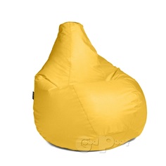 Кресло Груша Жаккард Желтый XXXXL No Brand