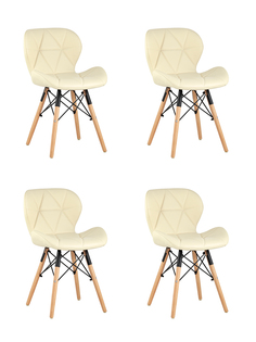 Комплект стульев 4 шт. Stool Group Бон DC-19122601 beige BOX, бежевый