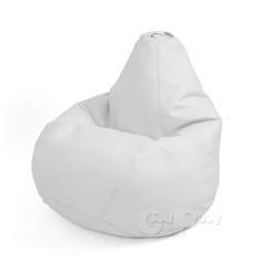 Кресло Груша Кожа Белая XXXL No Brand