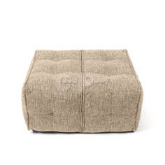 Бескаркасный Пуф Столик Мод Beige Yarn No Brand