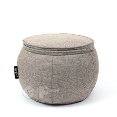 Бескаркасный Пуф Руббер Grey Stone No Brand