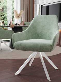 Стул ArtGenesis Амбассадор, с подлокотниками, мятный