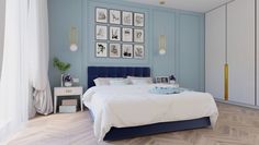 Кровать двуспальная MyCloud Милари 140x190 см