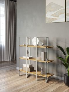 Стеллаж Дивульгато белый/вотан KM Loft