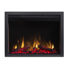 Электрокамин RealFlame Saphir 25,5, 6 цветов пламени, с муляжом дров и кристаллами