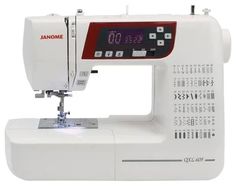 Швейная машина Janome QDC 605 белый, красный