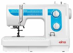 Швейная машина Elna 2600 белый, синий