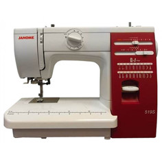 Швейная машина Janome 519S белый, красный