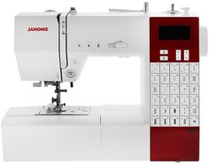Швейная машина Janome DC 630 белый, красный