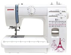 Швейная машина Janome q23p белый, розовый
