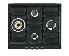 Встраиваемая варочная панель газовая Smeg SR764AO черный