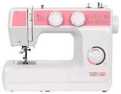 Швейная машина CHAYKA 325A белый, розовый