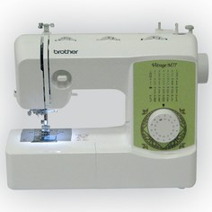 Швейная машина Brother M77 белый, зеленый