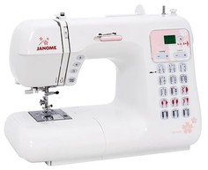 Швейная машина Janome DC 4030 белый, розовый
