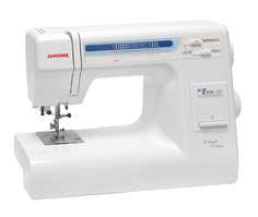 Швейная машина Janome MY exel 1221 белый, синий