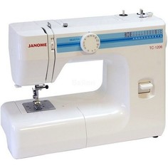 Швейная машина Janome TC 1206 белый, голубой