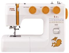 Швейная машина Janome Juno 5025 S белый, оранжевый