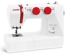 Швейная машина Janome Tip 718s белый, красный