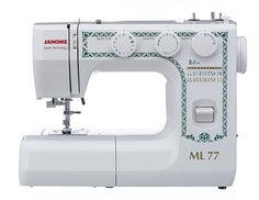 Швейная машина Janome ML 77 белый, золотистый, зеленый