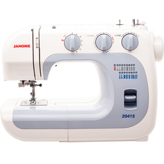 Швейная машина Janome 2041 белый, голубой