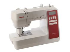 Швейная машина Janome QDC 620 белый, красный