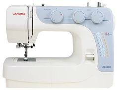 Швейная машина Janome EL 545s белый, голубой