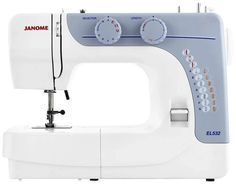 Швейная машина Janome EL 532 белый, серый