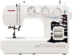 Швейная машина Janome EL-190 белый, черный