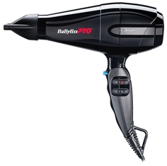 Фен для волос BaByliss PRO Caruso BAB6520RE, черный