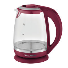 Чайник электрический WILLMARK WEK-2005G 2 л красный