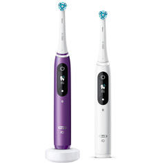Электрическая зубная щетка Oral-B iO белый, фиолетовый