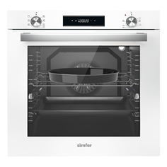 Встраиваемый электрический духовой шкаф Simfer B6EC68122 white