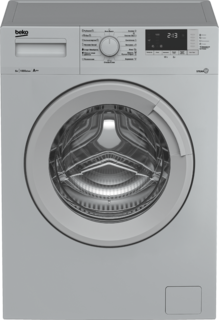 Стиральная машина Beko WSRE6512ZSS серебристый