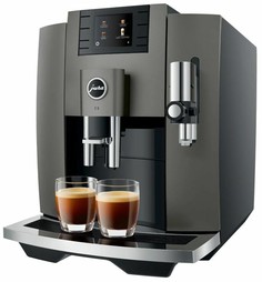 Кофемашина автоматическая JURA E8 Dark Inox черная