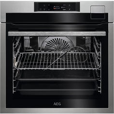 Встраиваемый электрический духовой шкаф AEG BSE798380M серебристый